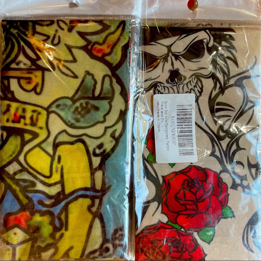 6 piece tattoo sleeve set